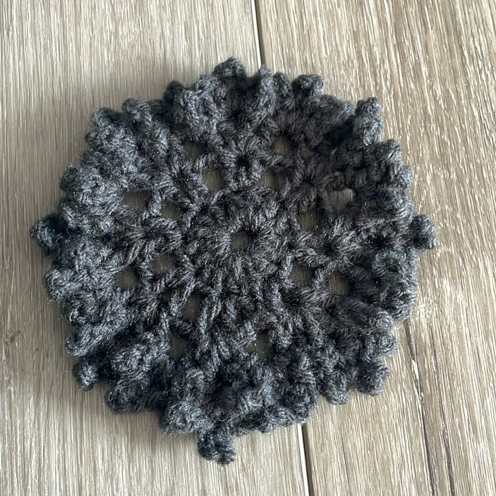 Handmade Crochet Snowflake Coaster
